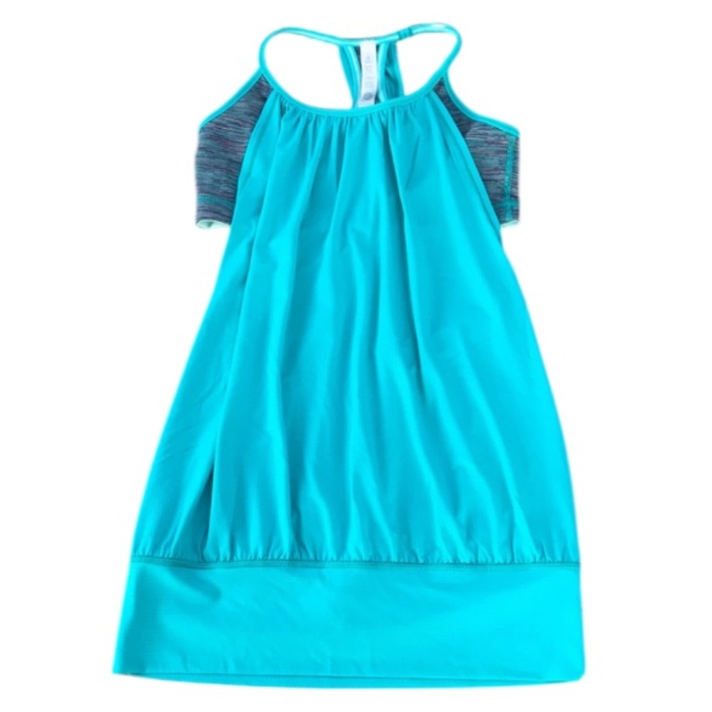 NWOT Lululemon No Limits Tank Blue Tropics